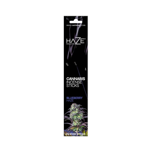 Bâtonnets d'encens de cannabis parfumés aux bleuets HaZe